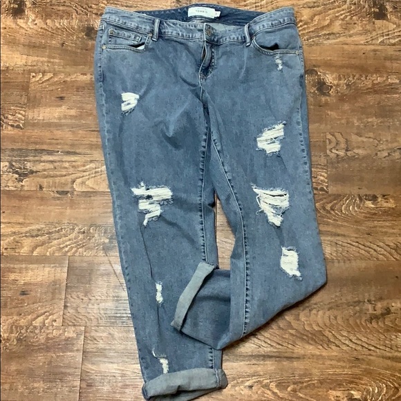 torrid distressed jeans